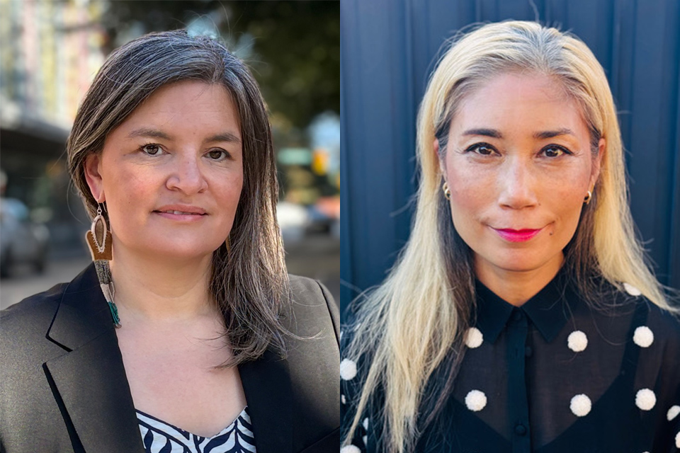 Portrait of Ouri Scott and Mari Fujita